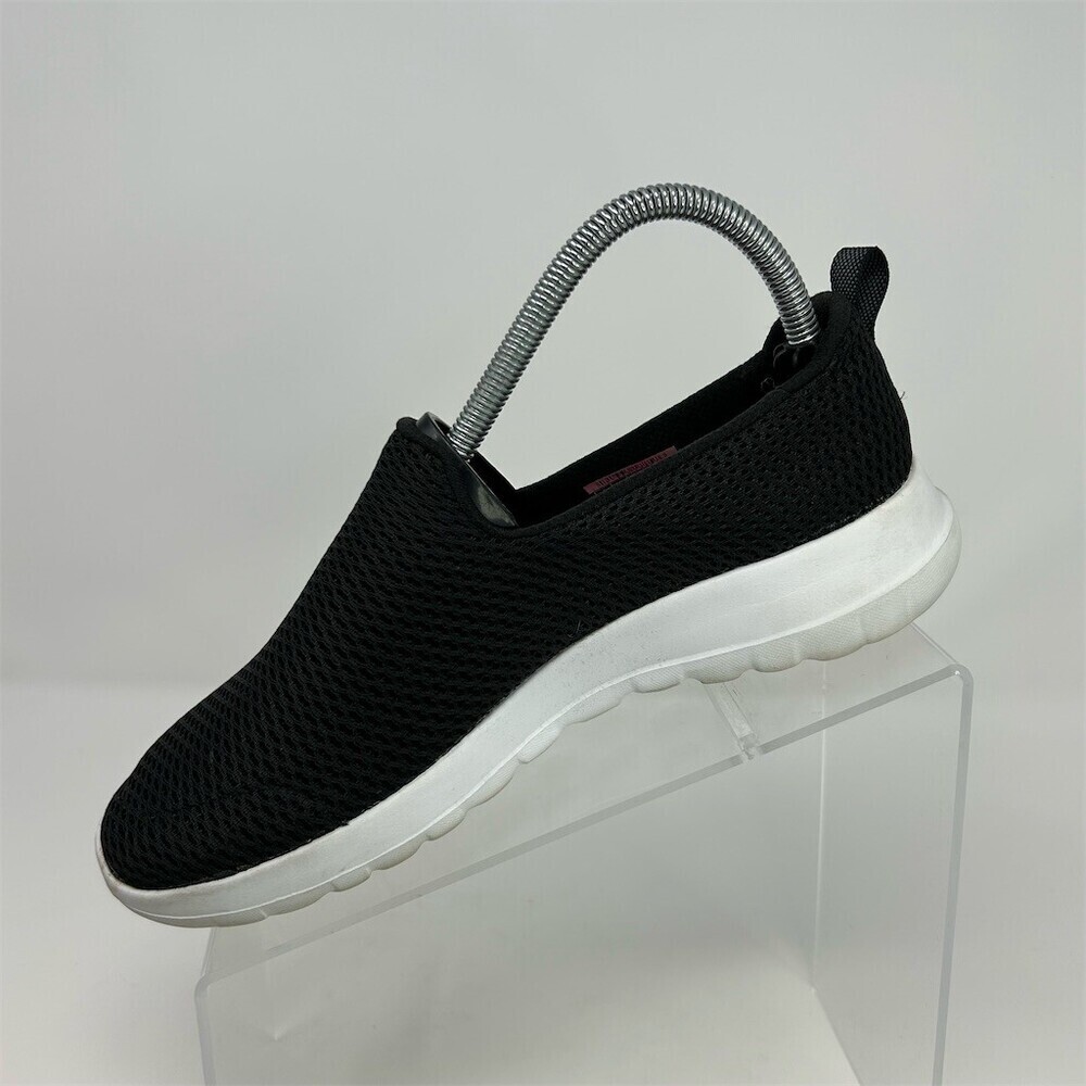 Skechers GOwalk Joy Women's Slip-On Walking Shoes Black White Lightweight Size 7 - Picture 4 of 13